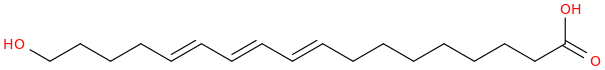 18 hydroxy e,e,e 9,11,13 octadecatrienoic acid